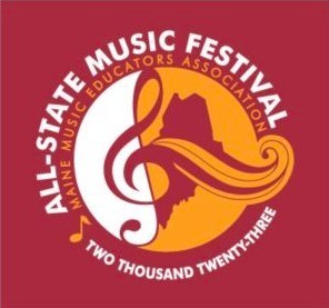 Graphic Image of the upcoming 2023 BOC All-State Music Festival May 18-20, 2023 UMaine, Orono